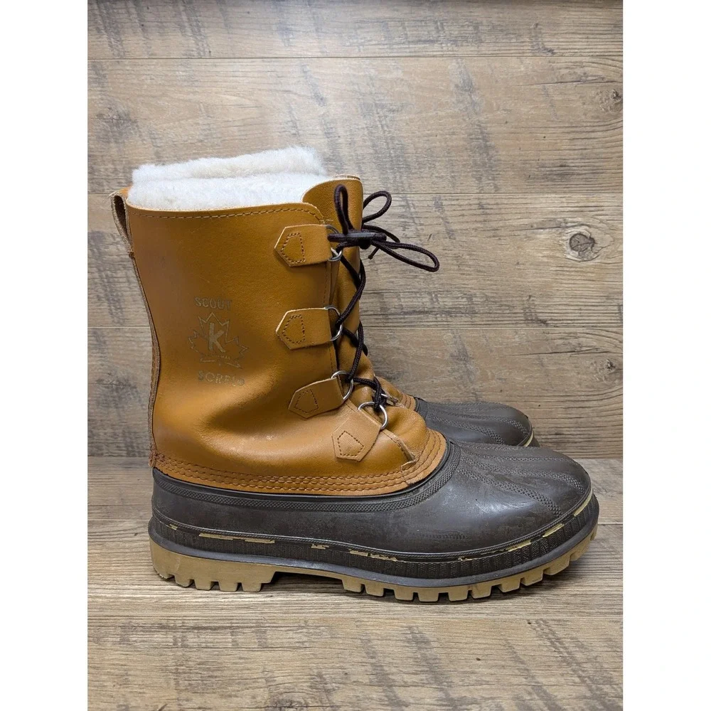 Vintage Sorel Scout Duck Boots Kaufman Made in Canada Men's‎ 10